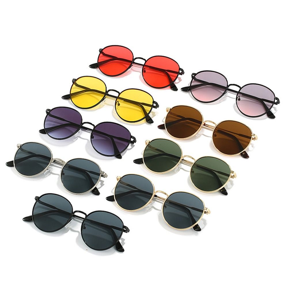 Vintage Cycling Gear - Circle Round Sunglasses Fashion Vintage Summer