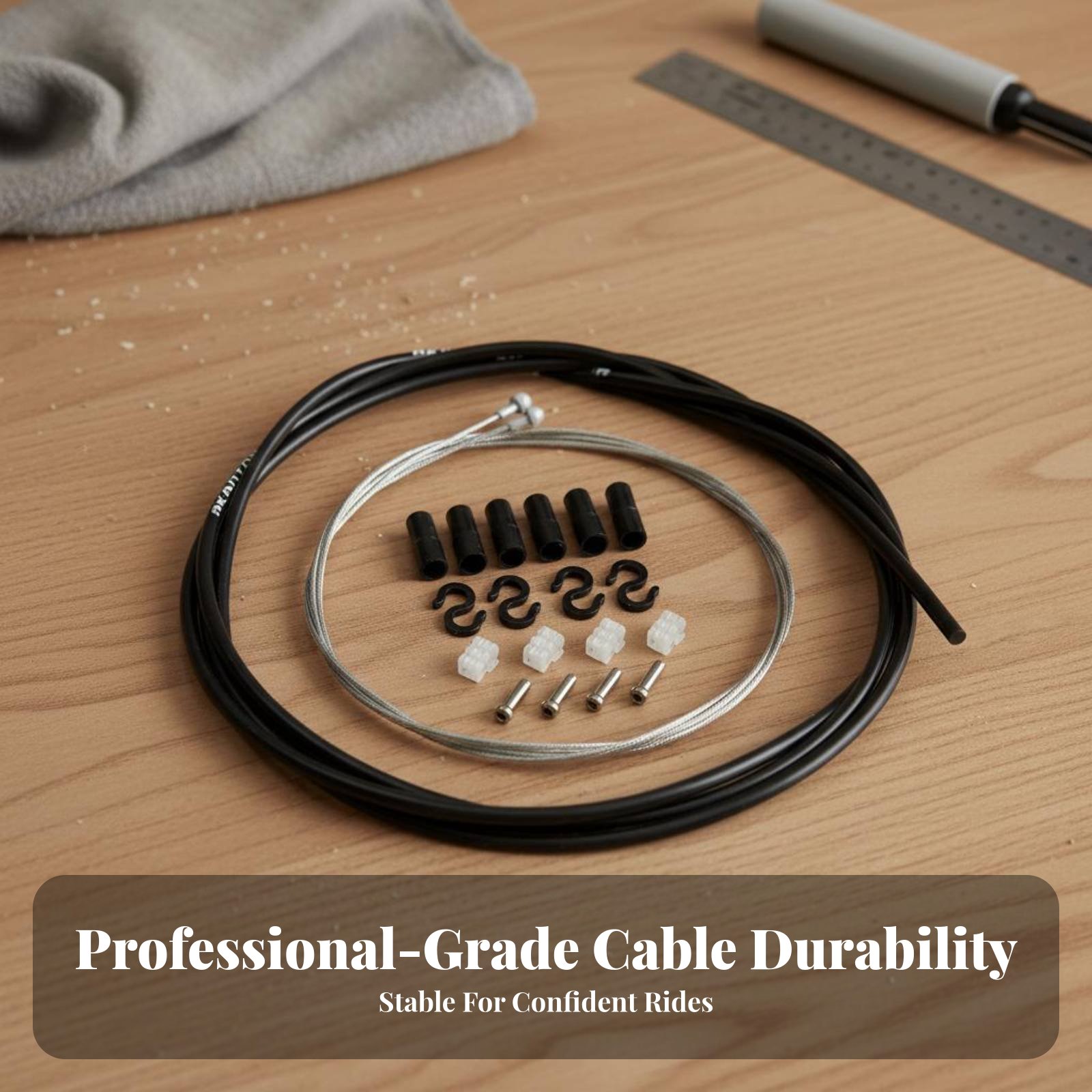 Cycling Low Gear - Bike Brake and Gear Selector Wire