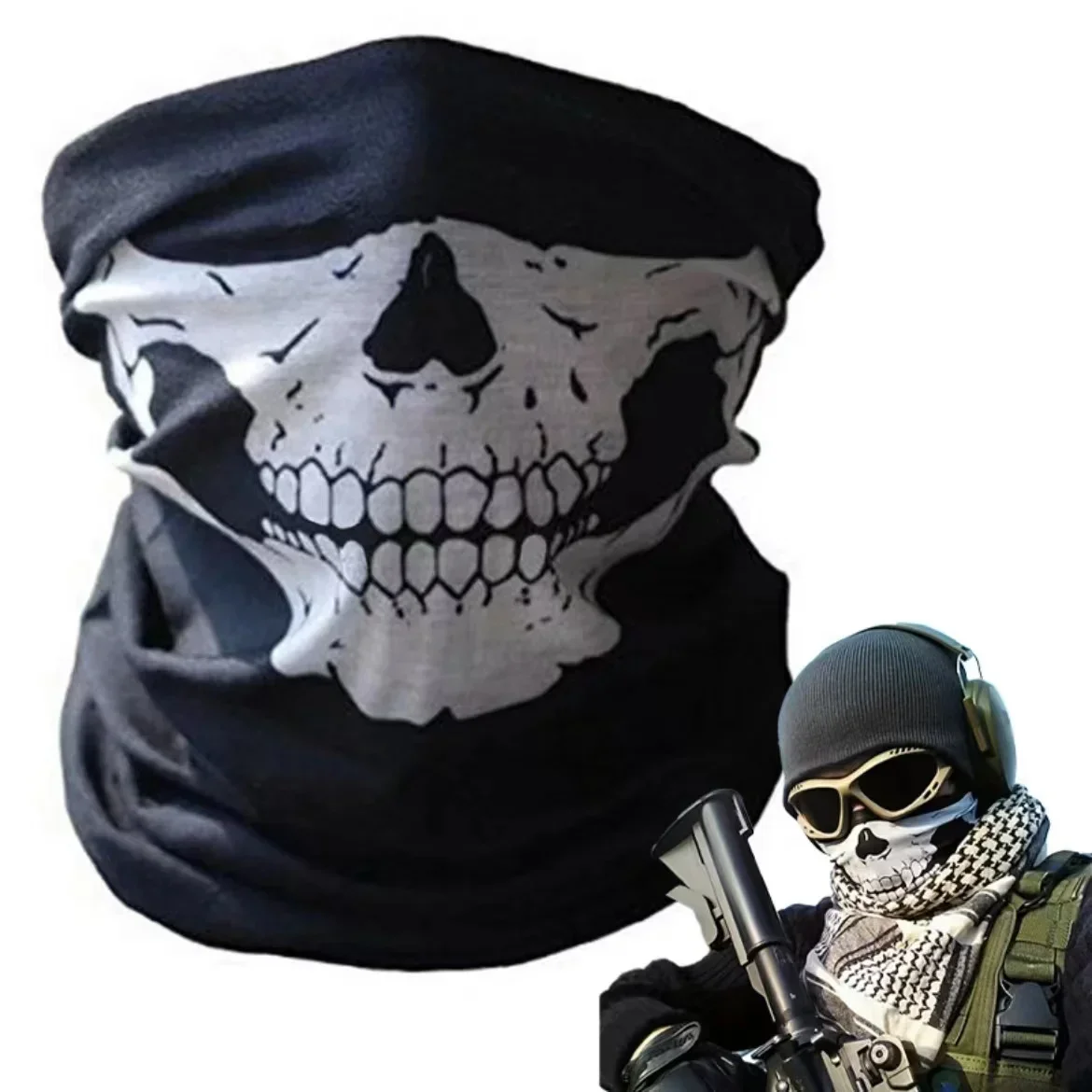 Cycling Gear And Accessories - Skull Men Balaclava Ski Mask Cycling