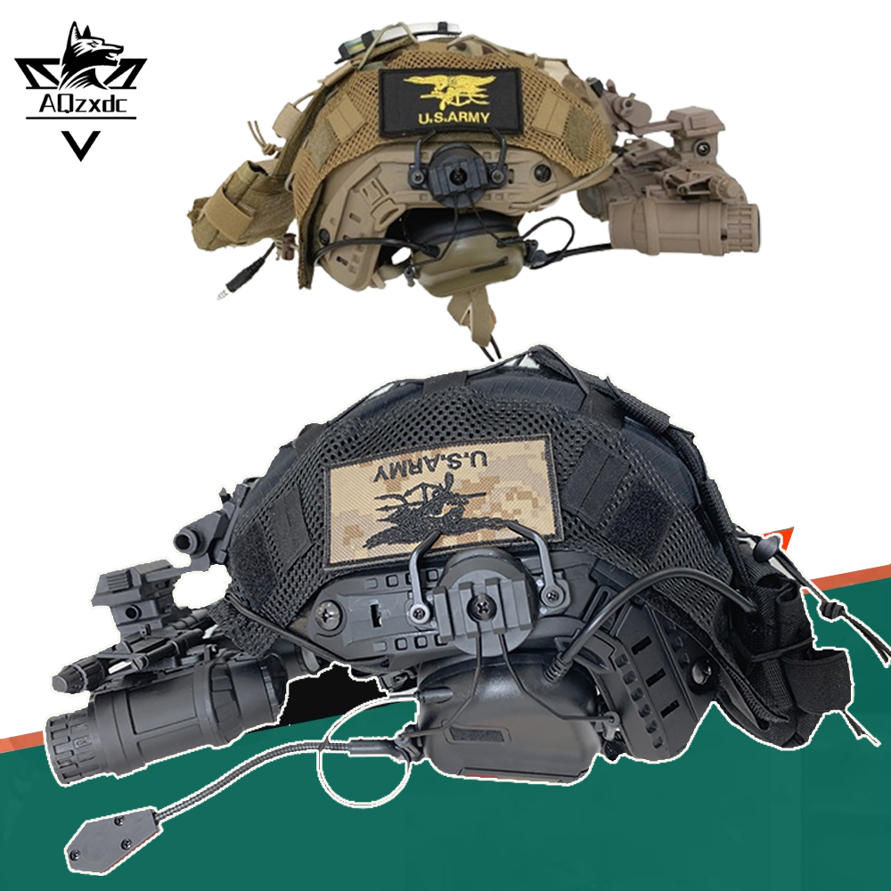 Cycling Gear Of The Year - Fast Tactical Helmet Set Ghost Camouflage