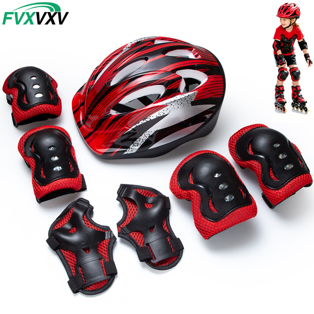 Cycling Gear Of The Year - 7Pcs Kids Protective Gear Set –
