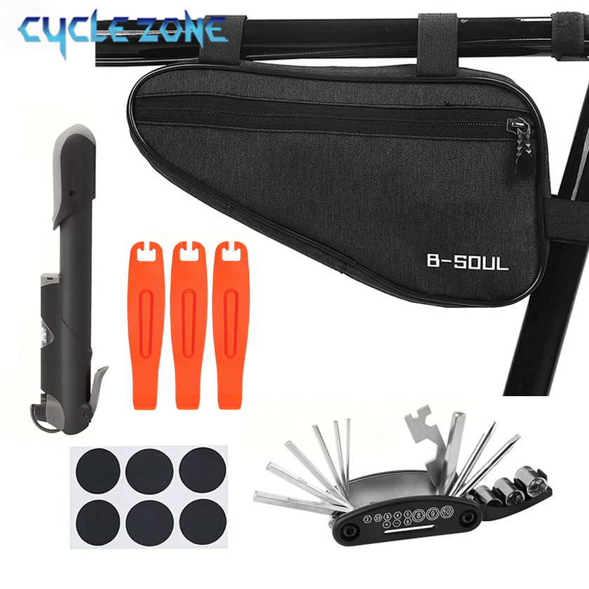 Cycling Gear Travel Bag - Bike Repair Kit Bicycle Tube Bag