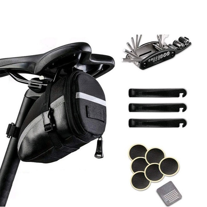 Cycling Gear Travel Bag - A Set Bicycle Rear Seat Bag