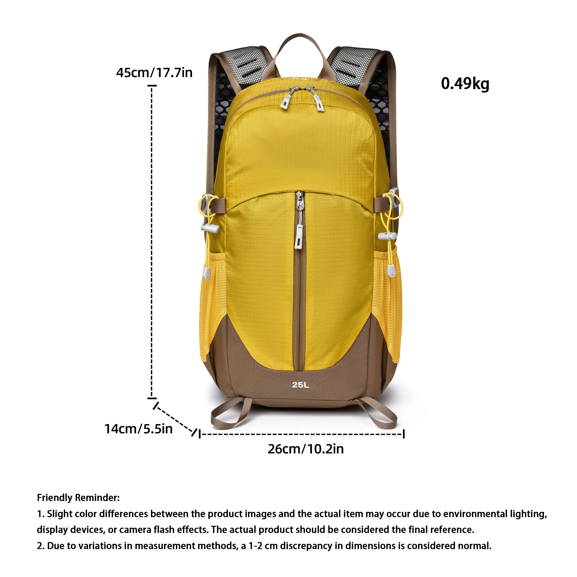 25l Large Capacity Hiking Back - Cycling Backpack incelemesi ve fiyatı