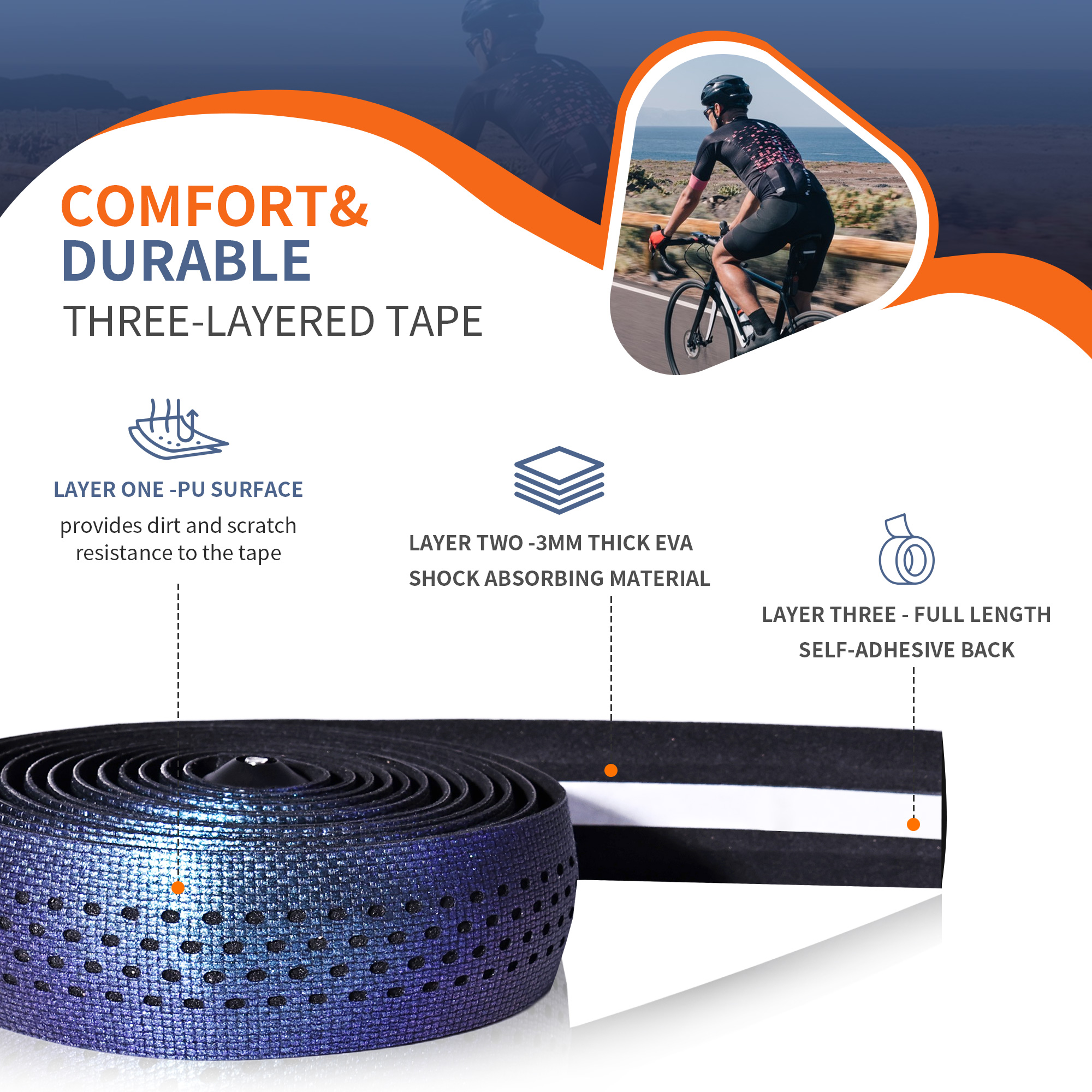 Colorful Silicone Thickened An - Bike Handlebar Tape incelemesi ve fiyatı