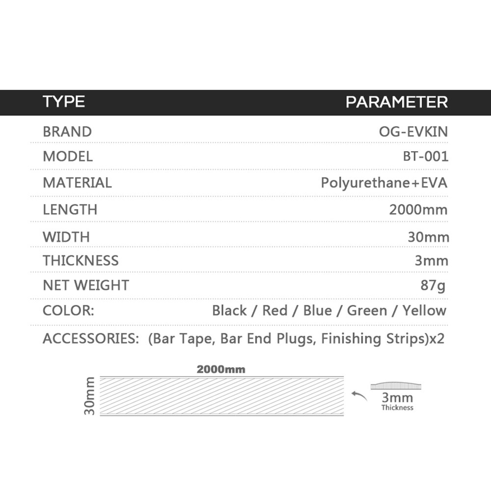 OG-EVKIN Road Bike Handlebar T - Bike Handlebar Tape incelemesi ve fiyatı