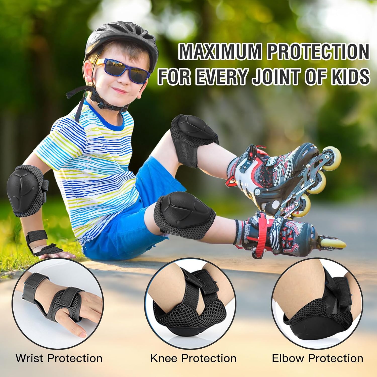 6PCS Kids Protective Gear Set  - Cycling Gear Of The Year incelemesi ve fiyatı