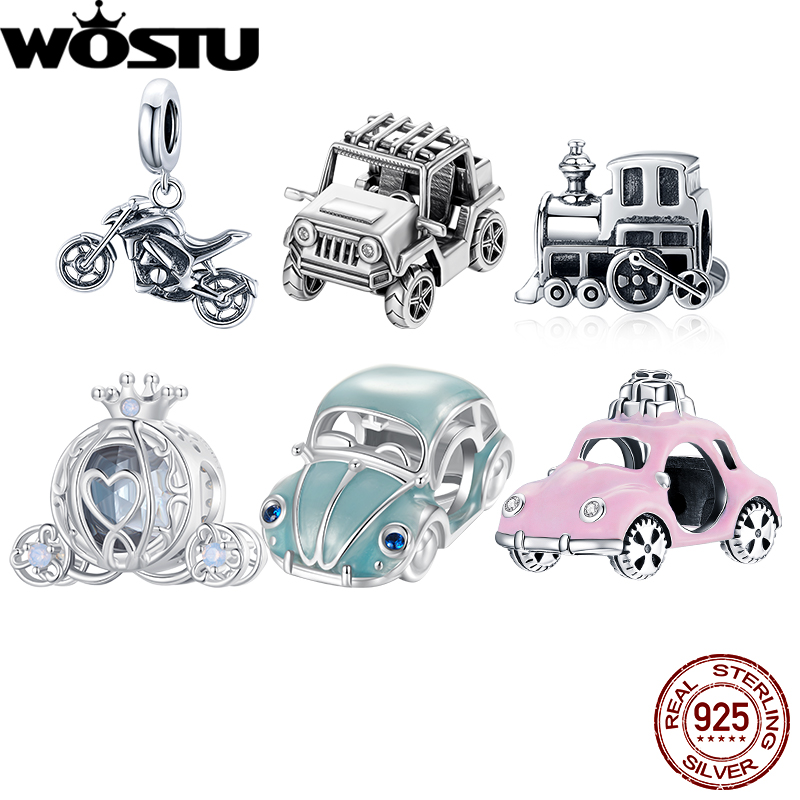 WOSTU 925 Sterling Silver Car  - Vintage Cycling Gear incelemesi ve fiyatı
