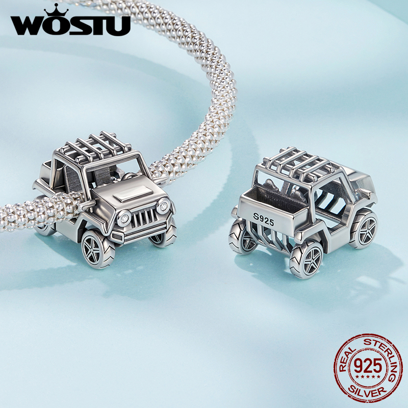 WOSTU 925 Sterling Silver Car  - Vintage Cycling Gear incelemesi ve fiyatı