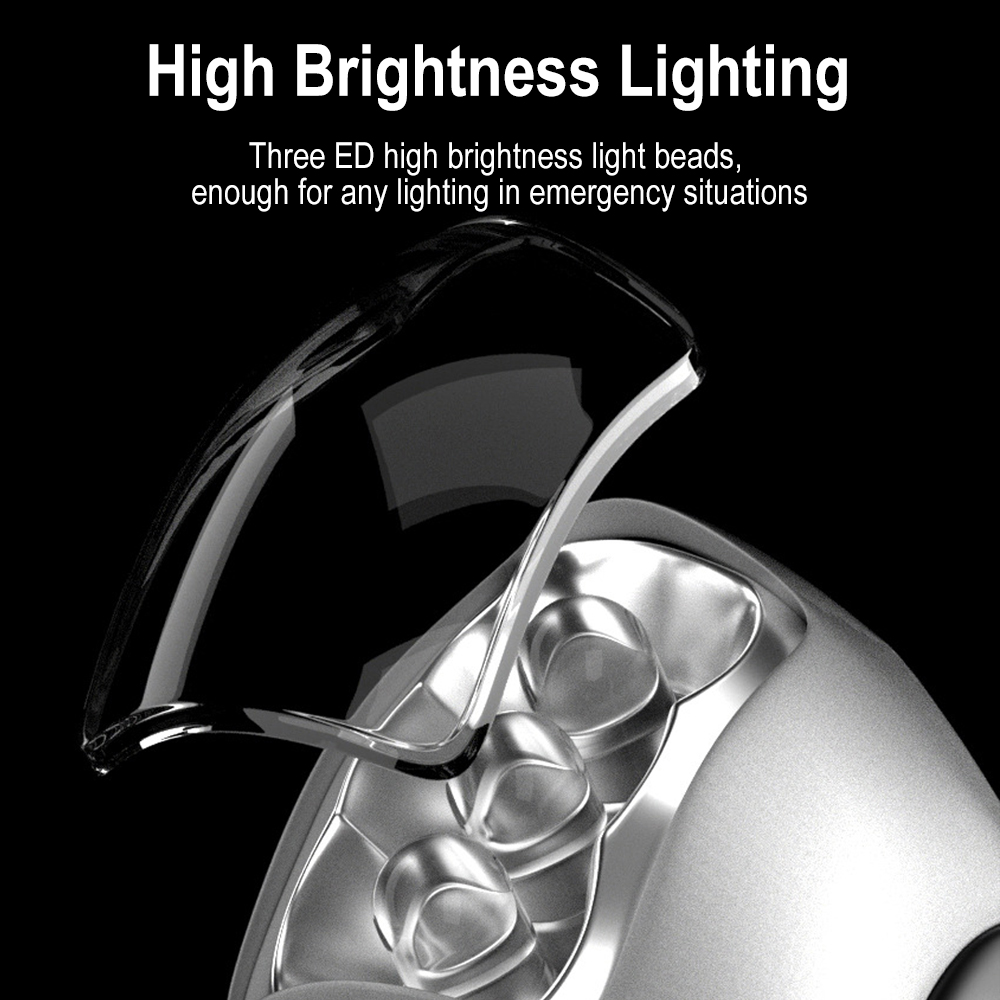 BORUIT LED Flashlight Hand Cra - Cycling Low Gear incelemesi ve fiyatı