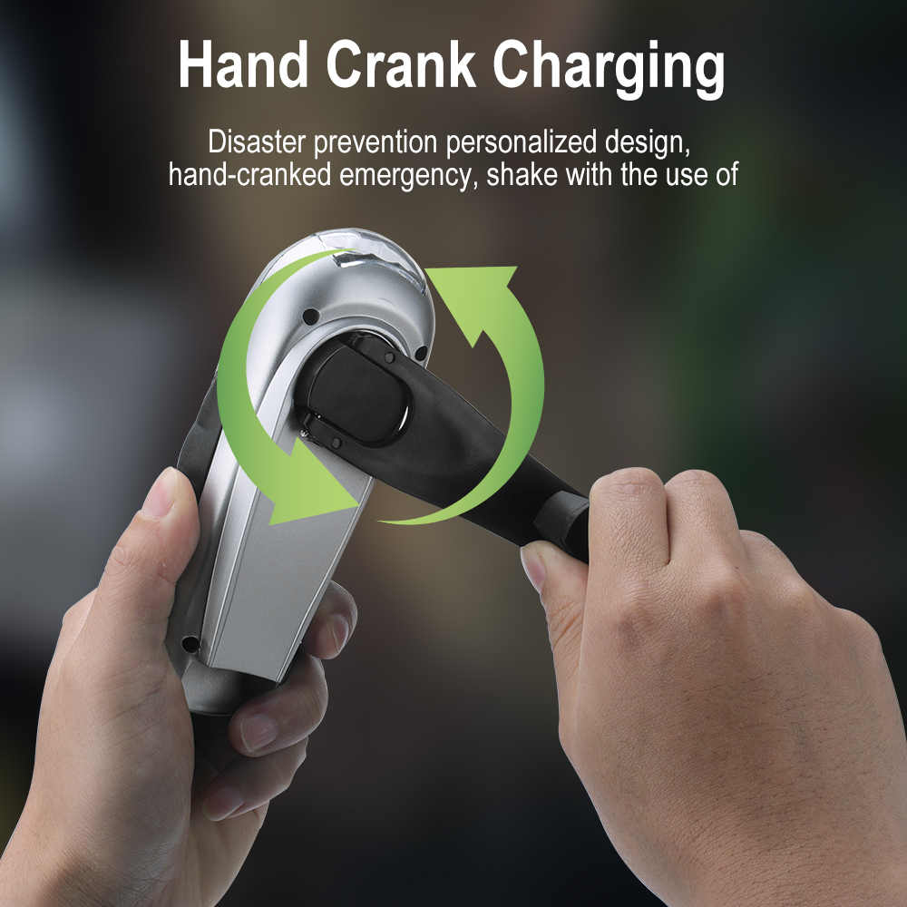 BORUIT LED Flashlight Hand Cra - Cycling Low Gear incelemesi ve fiyatı