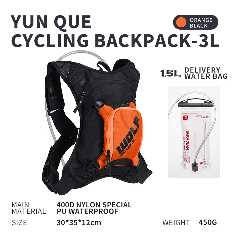 WOLFWALKE skylark Off road run - Cycling Backpack incelemesi ve fiyatı