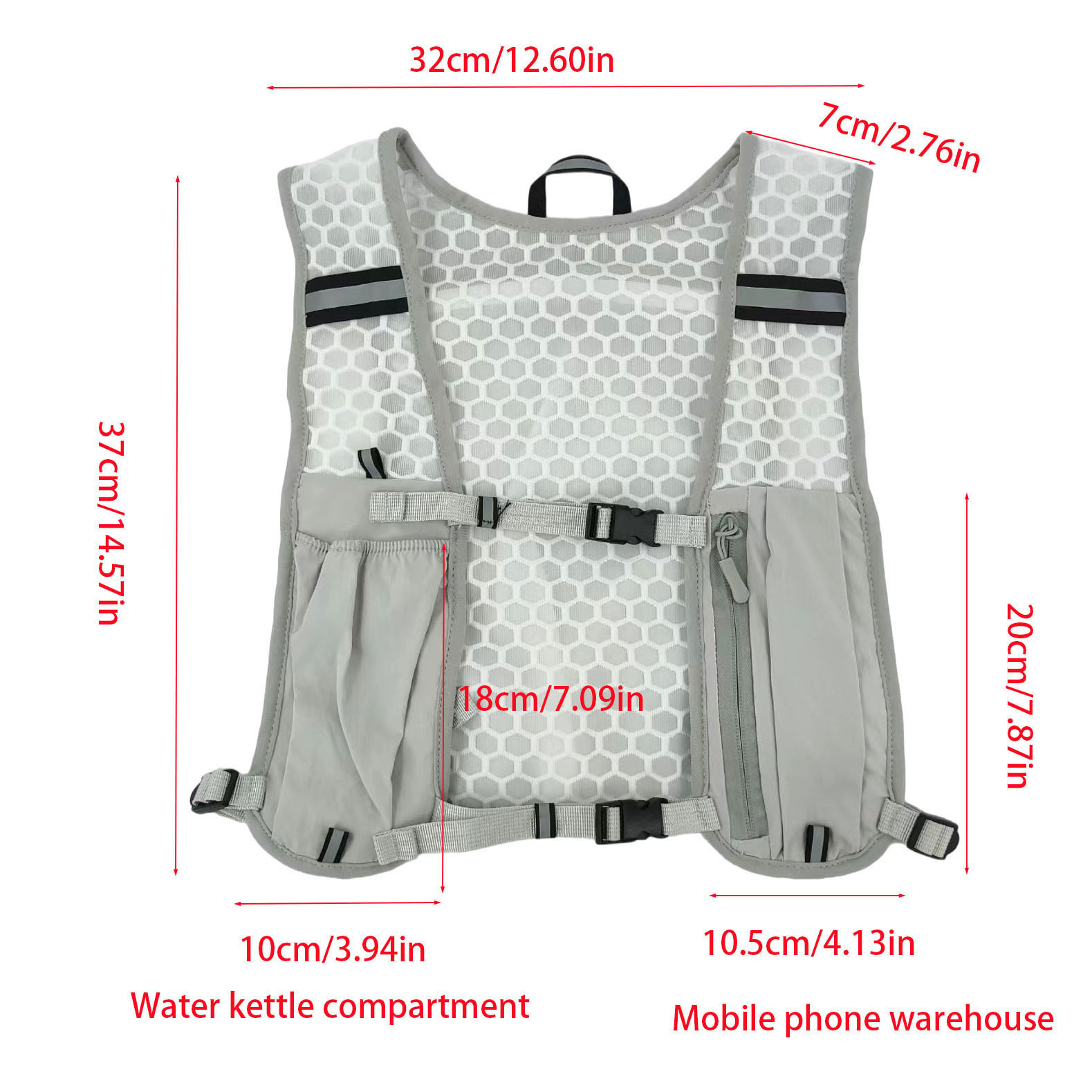 Running Vest Unisex Water-Resi - Cycling Backpack incelemesi ve fiyatı