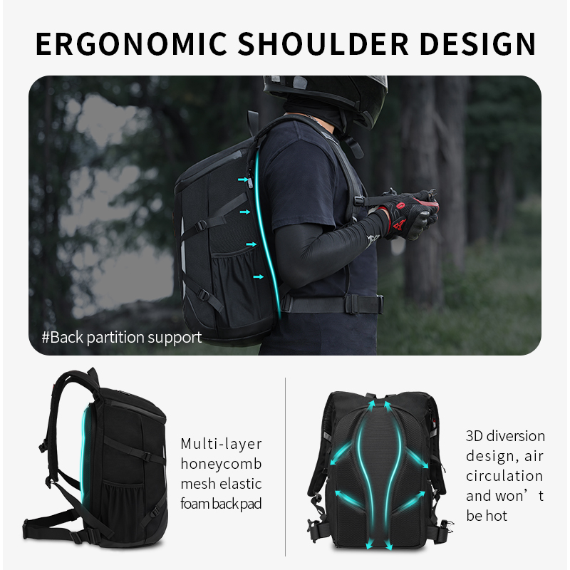 Riding Backpack Motorcycle Hel - Cycling Gear Travel Bag incelemesi ve fiyatı