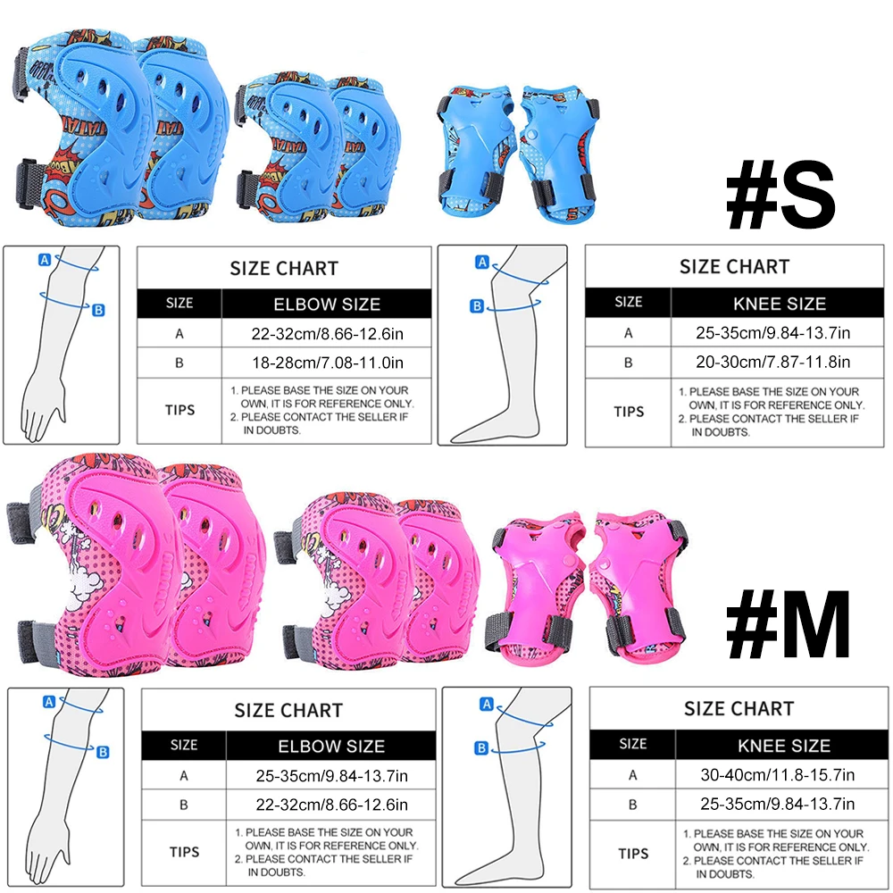 6Pcs Kids Knee Pads and Elbow  - Cycling Gear Of The Year incelemesi ve fiyatı