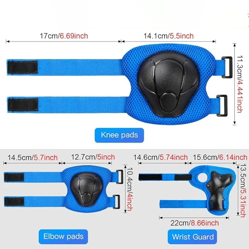 6PCS Kids Protective Gear Set, - Cycling Gear Of The Year incelemesi ve fiyatı