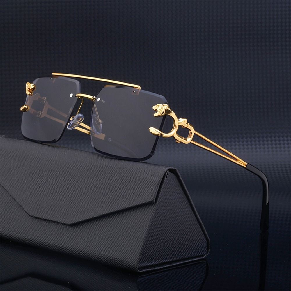 Fashion Leopard Rimless Square - Vintage Cycling Gear incelemesi ve fiyatı
