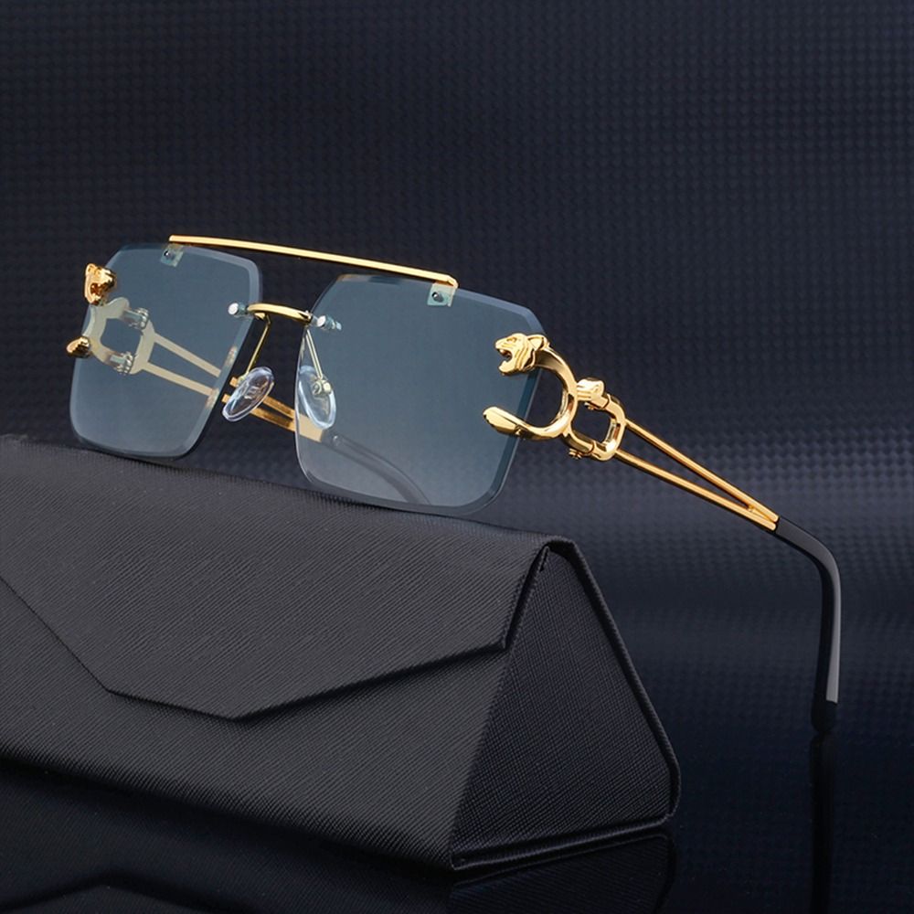 Fashion Leopard Rimless Square - Vintage Cycling Gear incelemesi ve fiyatı