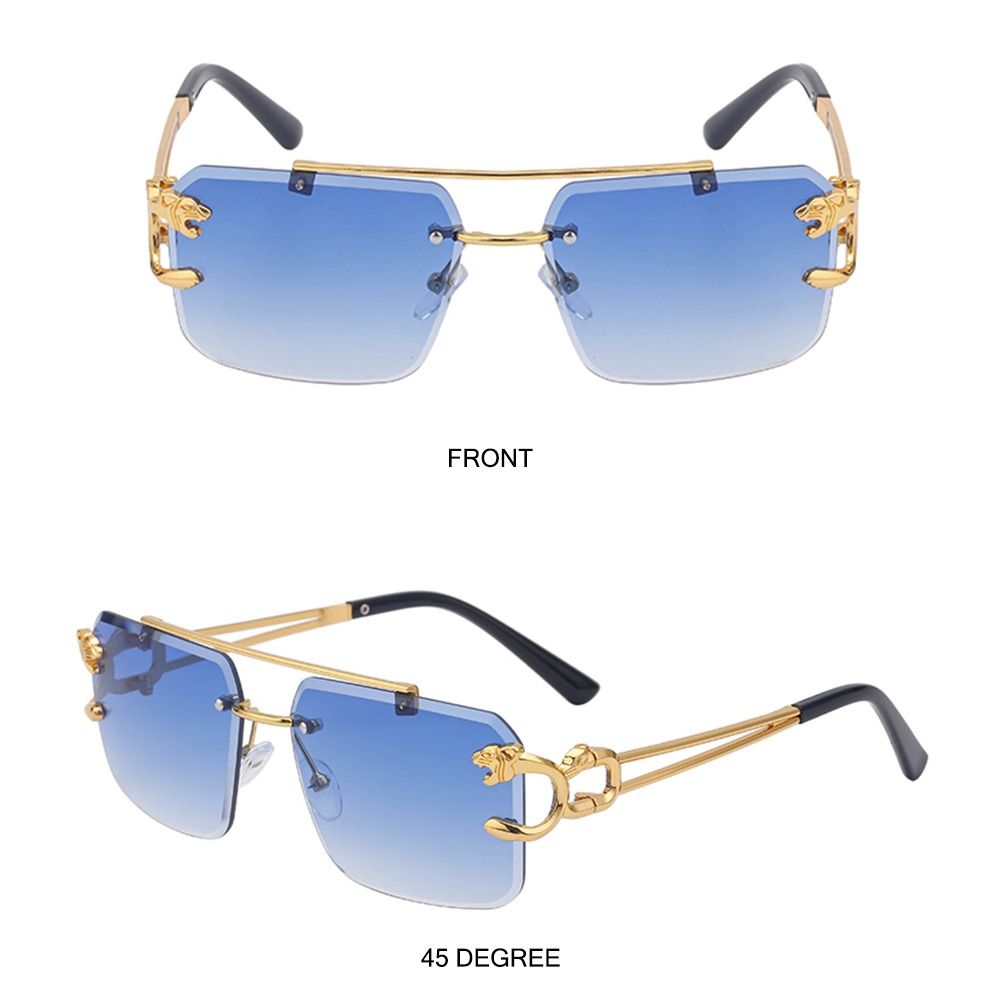 Fashion Leopard Rimless Square - Vintage Cycling Gear incelemesi ve fiyatı