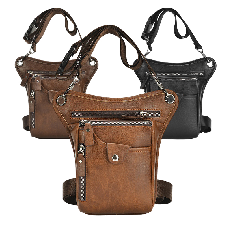 Vintage Pu Leather Waist Pack  - Vintage Cycling Gear incelemesi ve fiyatı