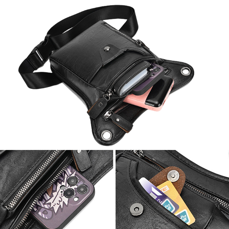 Vintage Pu Leather Waist Pack  - Vintage Cycling Gear incelemesi ve fiyatı